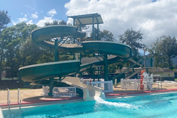 Fiberglass Flume Water Slide Model 1940 Fiberglass Water Slide Model 1940
