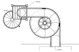 Fiberglass Water Slide Model 1946 plan view Fiberglass Water Slide Model 1946 plan view