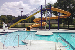 Closed Flume Fiberglass Water Slide Model 2046