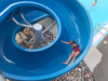 Open Fiberglass Flume Water Slide Model 3001 Open Fiberglass Flume Water Slide Model 3001