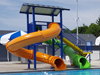 Double Closed Fiberglass Flume Water Slide Model 9412-32 Double Closed Fiberglass Flume Water Slide Model 9412-32