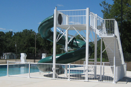 Closed Fiberglass Flume Water Slide Model 1615-32 Closed Fiberglass Flume Water Slide Model 1615-32