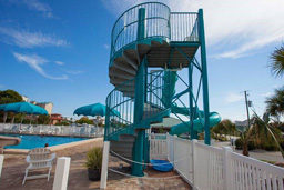 Closed Flume Fiberglass Water Slide with exit lane Model 2057 Closed Flume Fiberglass Water Slide with exit lane Model 2057