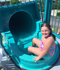 Closed Flume Fiberglass Water Slide with exit lane Model 2057 Closed Flume Fiberglass Water Slide with exit lane Model 2057