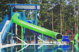 Double Polyethylene Flume Water Slide Model 1687 Double Polyethylene Flume Water Slide Model 1687