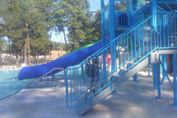 Double Polyethylene Flume Water Slide Model 1687 Double Polyethylene Flume Water Slide Model 1687