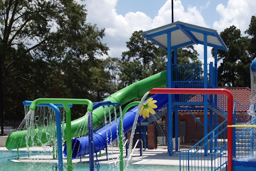 Double Polyethylene Flume Water Slide Model 1687 Double Polyethylene Flume Water Slide Model 1687