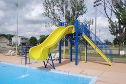 Fiberglass Drop Slide Water Slide Model 1801 Fiberglass Drop Slide Water Slide Model 1801