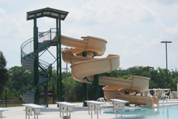Fiberglass Flume Water Slide Model 1830 Fiberglass Water Slide Model 1830