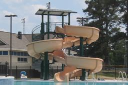 Fiberglass Flume Water Slide Model 1830 Fiberglass Water Slide Model 1830