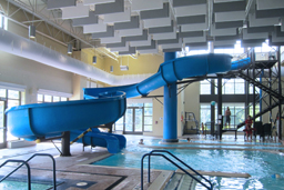 Fiberglass Flume Water Slide Model 1855 Fiberglass Water Slide Model 1855