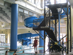 Fiberglass Flume Water Slide Model 1855 Fiberglass Water Slide Model 1855
