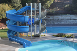 Fiberglass Flume Water Slide Model 1919 Fiberglass Water Slide Model 1919