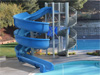 Fiberglass Water Slide Model 1919 Fiberglass Flume Water Slide Model 1919