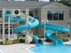Double Fiberglass Flume Water Slide Model 2040 Double Fiberglass Flume Water Slide Model 2040