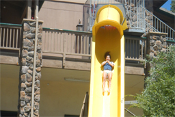 Fiberglass Speed Slide Model 1850 Top View