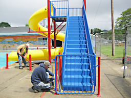 Polyethylene Flume Water Slide Model 1625 Water Slide Model 1625
