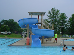 Fiberglass Flume Water Slide Model 1822 Fiberglass Water Slide Model 1822