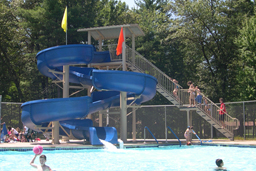 Fiberglass Flume Water Slide Model 1830 Fiberglass Water Slide Model 1830