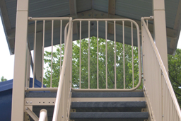 Fiberglass Flume Water Slide Model 1830 - Security Gate Closed Fiberglass Water Slide Model 1830 - Security Gate Closed