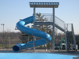 Polyethylene Flume Water Slide Model 1616 Polyethylene Flume Water Slide Model 1616