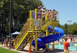 Polyethylene Flume Water Slide Model 1616 Polyethylene Flume Water Slide Model 1616