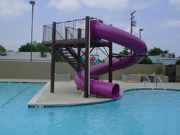 Polyethylene Flume Water Slide Model 1625 Water Slide Model 1625