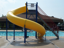 Polyethylene Flume Water Slide Model 1628 Water Slide Model 1628