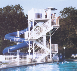 Polyethylene Flume Water Slide Model 1634 Polyethylene Flume Water Slide Model 1634