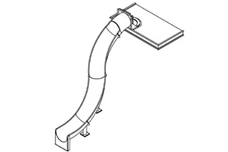 Stainless Steel Dry Slide Model SS-A1012 plan view Stainless Steel Dry Slide Model SS-A1012 plan view