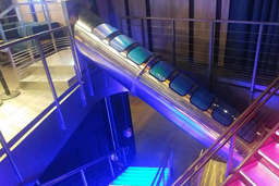 Stainless Steel Slide with Clear Skylights Model SS-A1017 Stainless Steel Slide with Clear Skylights Model SS-A1017