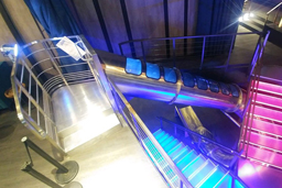 Stainless Steel Slide with Clear Skylights Model SS-A1017 Stainless Steel Slide with Clear Skylights Model SS-A1017