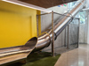 Closed Flume Stainless Steel Slide with Clear Skylights Model SS-A1018 Closed Flume Stainless Steel Slide with Clear Skylights Model SS-A1018