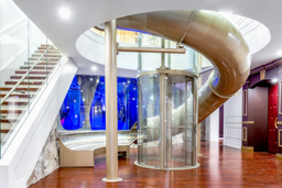 Stainless Steel Slide with Clear Skylights Model SS-A1027 Stainless Steel Slide with Clear Skylights Model SS-A1027