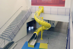 Stainless Steel Slide with Clear Skylights Model SS-A1030 Stainless Steel Slide with Clear Skylights Model SS-A1030