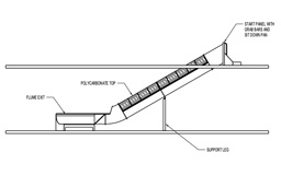 Stainless Steel Slide with Clear Top Model SS-A1035 Stainless Steel Slide with Clear Top Model SS-A1035