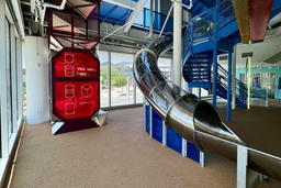 Stainless Steel Slide with Clear Top Model SS-A1038 Stainless Steel Slide with Clear Top Model SS-A1038