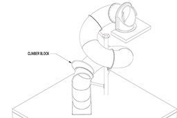 Stainless Steel Spiral Slide Model SS-A1040 plan view Stainless Steel Spiral Slide Model SS-A1040 plan view