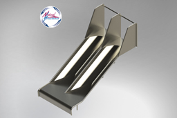 Double Stainless Steel Playground Slide Model SS-P204 - surface mount Double Stainless Steel Playground Slide Model SS-P204 - surface mount