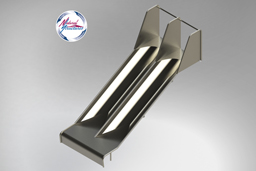 Double Stainless Steel Playground Slide Model SS-P205 - surface mount Double Stainless Steel Playground Slide Model SS-P205 - surface mount
