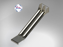 Double Stainless Steel Playground Slide SS-P209 - surface mount Double Stainless Steel Playground Slide SS-P209 - surface mount