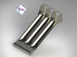 Triple Stainless Steel Playground Slide Model SS-P306 - surface mount Triple Stainless Steel Playground Slide Model SS-P306 - surface mount